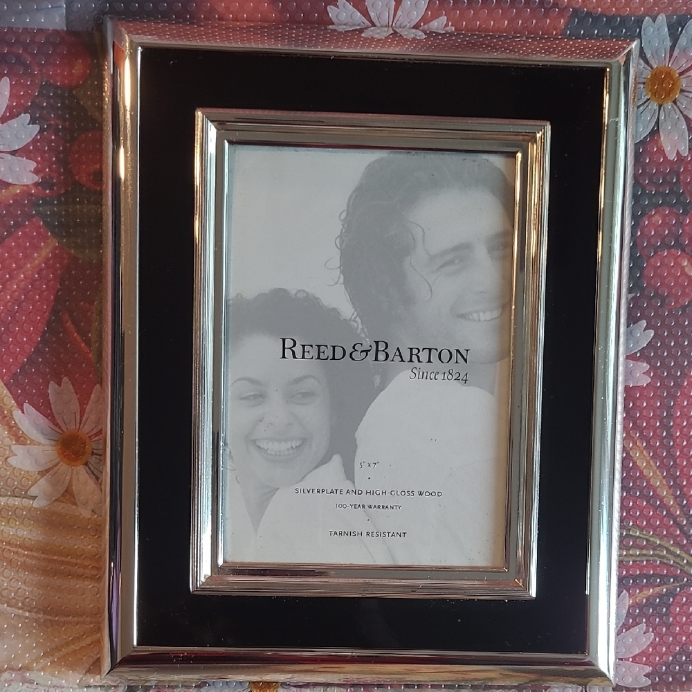 Reed & Barton Silver Plate and Black Frame